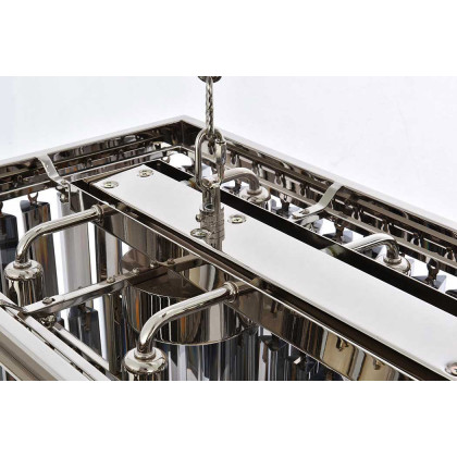 Elegant Sydney Pendant - Polished Nickel/Silver, L 40" (1202D40PN-SS-RC)