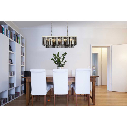 Elegant Sydney Pendant - Polished Nickel/Silver, L 40" (1202D40PN-SS-RC)