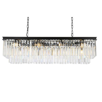 Elegant Sydney Pendant - Matte Black, L 50" (1202D50MB-RC)