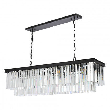 Elegant Sydney Pendant - Matte Black, L 50" (1202D50MB-RC)