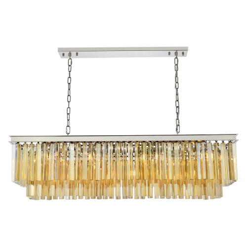Elegant Sydney Pendant - Polished Nickel/Gold, L 50" (1202D50PN-GT-RC)