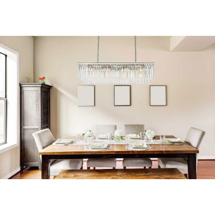 Elegant Sydney Pendant - Polished Nickel, L 50" (1202D50PN-RC)