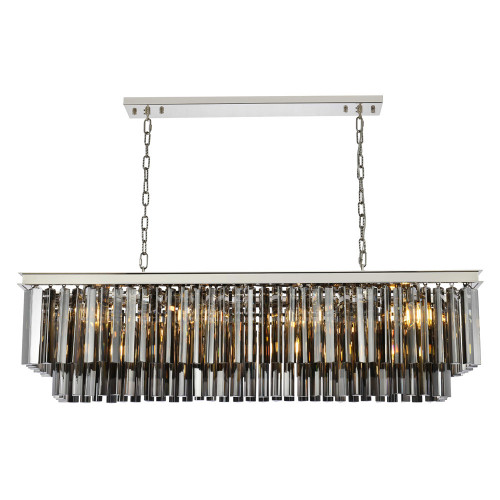 Elegant Sydney Pendant - Polished Nickel/Silver, L 50" (1202D50PN-SS-RC)