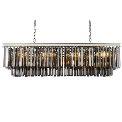 Elegant Sydney Pendant - Polished Nickel/Silver, L 50" (1202D50PN-SS-RC)