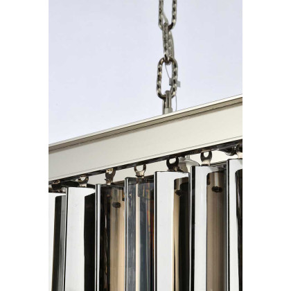 Elegant Sydney Pendant - Polished Nickel/Silver, L 50" (1202D50PN-SS-RC)