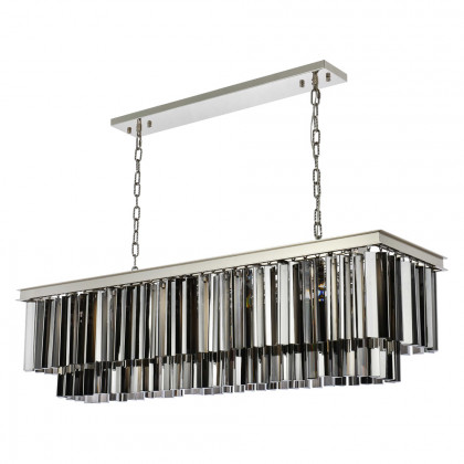 Elegant Sydney Pendant - Polished Nickel/Silver, L 50" (1202D50PN-SS-RC)