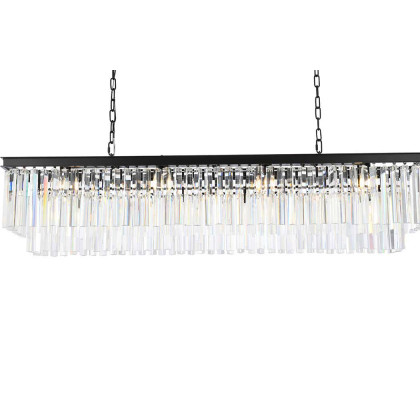 Elegant Sydney Pendant - Matte Black, L 14" (1202D60MB-RC)