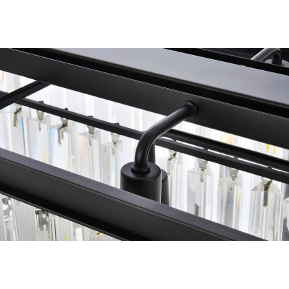 Elegant Sydney Pendant - Matte Black, L 14" (1202D60MB-RC)