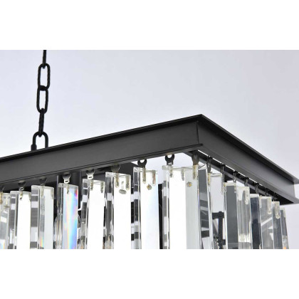 Elegant Sydney Pendant - Matte Black, L 14" (1202D60MB-RC)