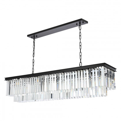 Elegant Sydney Pendant - Matte Black, L 14" (1202D60MB-RC)