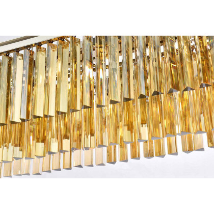 Elegant Sydney Pendant - Polished Nickel/Gold, L 14" (1202D60PN-GT-RC)