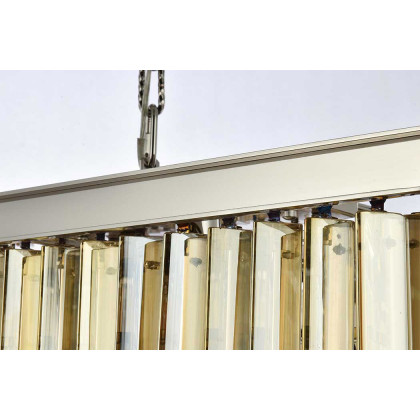 Elegant Sydney Pendant - Polished Nickel/Gold, L 14" (1202D60PN-GT-RC)