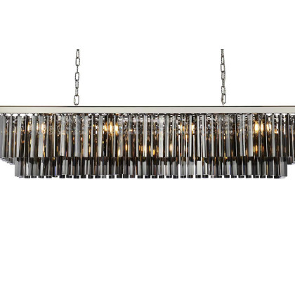 Elegant Sydney Pendant - Polished Nickel/Silver, L 14" (1202D60PN-SS-RC)