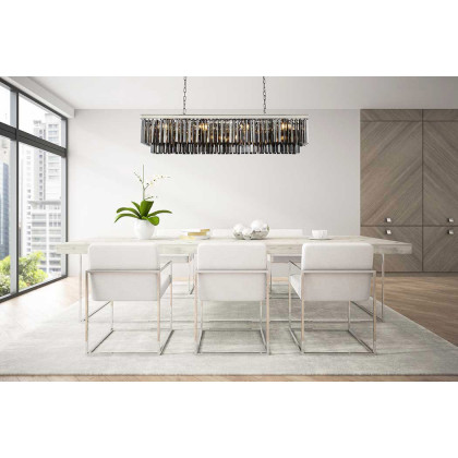 Elegant Sydney Pendant - Polished Nickel/Silver, L 14" (1202D60PN-SS-RC)