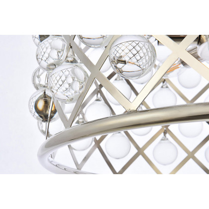 Elegant Urban Classic Madison Collection Pendant Lamp - Polished Nickel, L 20" (1204D20PN-RC)