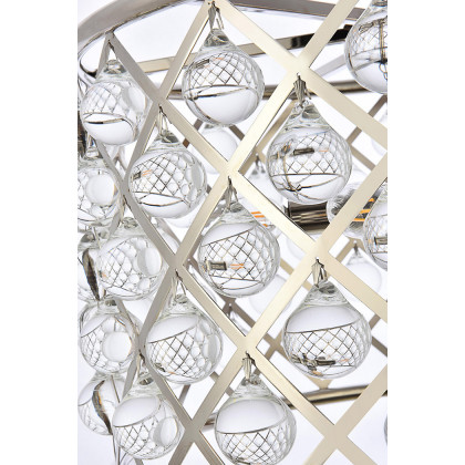 Elegant Urban Classic Madison Collection Pendant Lamp - Polished Nickel, L 20" (1204D20PN-RC)