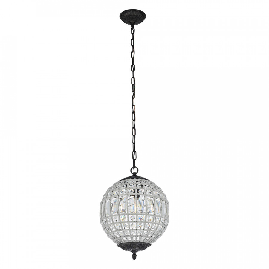Elegant Urban Classic Pendant Lamp - Dark Bronze, L 12" (1205D12DB-RC)