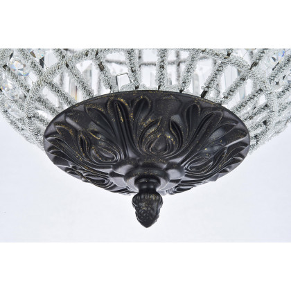 Elegant Urban Classic Pendant Lamp - Dark Bronze, L 12" (1205D12DB-RC)