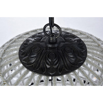 Elegant Urban Classic Pendant Lamp - Dark Bronze, L 18" (1205D18DB-RC)