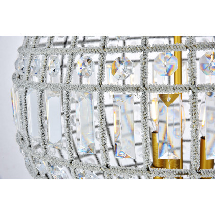 Elegant Urban Classic Pendant Lamp - French Gold, L 17.5" (1205D18FG-RC)