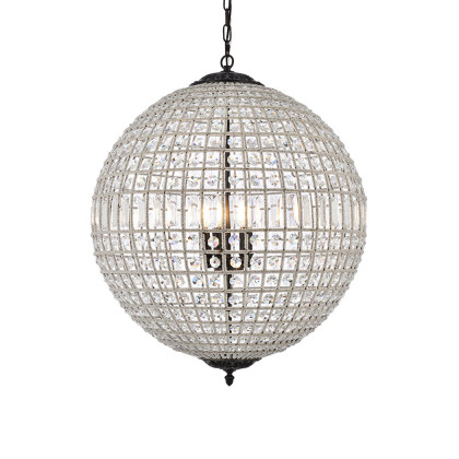 Elegant Urban Classic Pendant Lamp - Dark Bronze, L 24" (1205D24DB-RC)