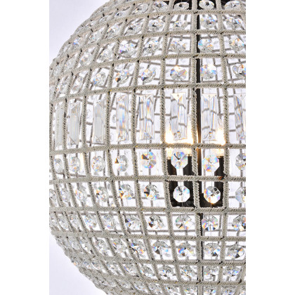 Elegant Urban Classic Pendant Lamp - Dark Bronze, L 24" (1205D24DB-RC)
