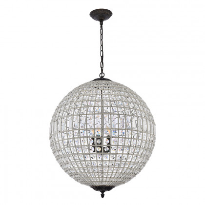 Elegant Urban Classic Pendant Lamp - Dark Bronze, L 24" (1205D24DB-RC)