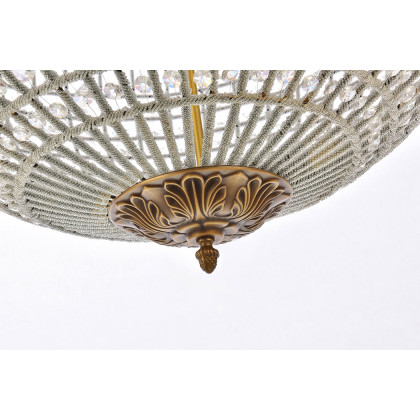 Elegant Urban Classic Pendant Lamp - French Gold, L 36" (1205G36FG-RC)
