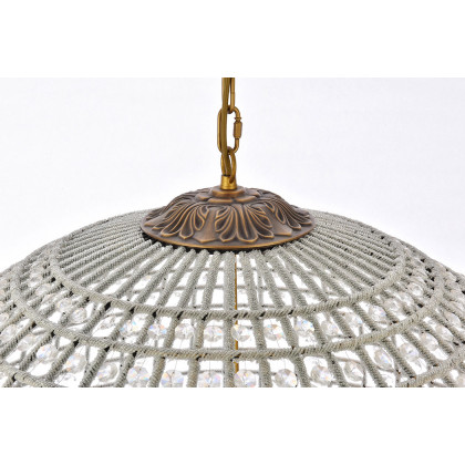 Elegant Urban Classic Pendant Lamp - French Gold, L 36" (1205G36FG-RC)