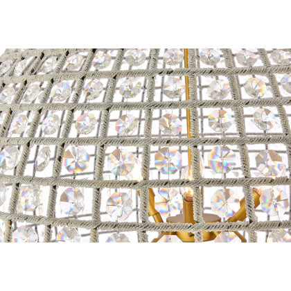 Elegant Urban Classic Pendant Lamp - French Gold, L 36" (1205G36FG-RC)