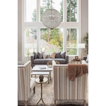 Elegant Urban Classic Pendant Lamp - French Gold, L 36" (1205G36FG-RC)