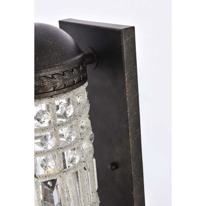 Elegant Urban Classic Olivia Collection Wall Sconce - Dark Bronze (1205W5DB-RC)