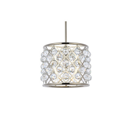 Elegant Urban Classic Madison Collection Pendant Lamp - Polished Nickel, L 14" (1206D14PN-RC)
