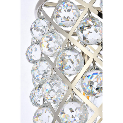 Elegant Urban Classic Madison Collection Pendant Lamp - Polished Nickel, L 14" (1206D14PN-RC)