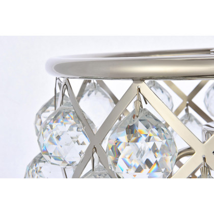 Elegant Urban Classic Madison Collection Pendant Lamp - Polished Nickel, L 14" (1206D14PN-RC)