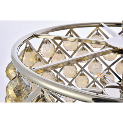 Elegant Urban Classic Madison Collection Pendant Lamp - Polished Nickel/Gold, L 20" (1206D20PN-GT-RC)