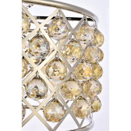Elegant Urban Classic Madison Collection Pendant Lamp - Polished Nickel/Gold, L 20" (1206D20PN-GT-RC)