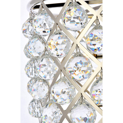 Elegant Urban Classic Madison Collection Pendant Lamp - Polished Nickel, L 20" (1206D20PN-RC)