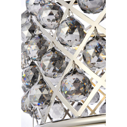 Elegant Urban Classic Madison Collection Pendant Lamp - Polished Nickel/Silver, L 20" (1206D20PN-SS-RC)