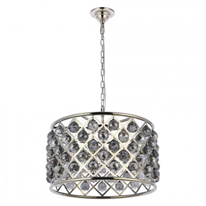 Elegant Urban Classic Madison Collection Pendant Lamp - Polished Nickel/Silver, L 20" (1206D20PN-SS-RC)