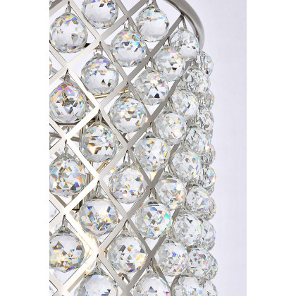 Elegant Urban Classic Madison Collection Pendant Lamp - Polished Nickel, L 27.5" (1206D27PN-RC)