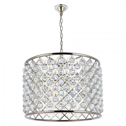 Elegant Urban Classic Madison Collection Pendant Lamp - Polished Nickel, L 27.5" (1206D27PN-RC)