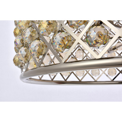 Elegant Urban Classic Madison Collection Pendant Lamp - Polished Nickel/Gold, L 35.5" (1206D35PN-GT-RC)