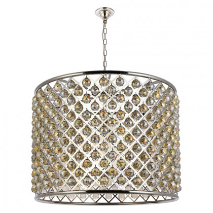 Elegant Urban Classic Madison Collection Pendant Lamp - Polished Nickel/Gold, L 35.5" (1206D35PN-GT-RC)