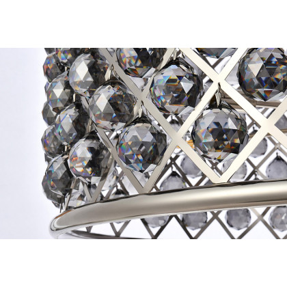 Elegant Urban Classic Madison Collection Pendant Lamp - Polished Nickel/Silver, L 35.5" (1206D35PN-SS-RC)