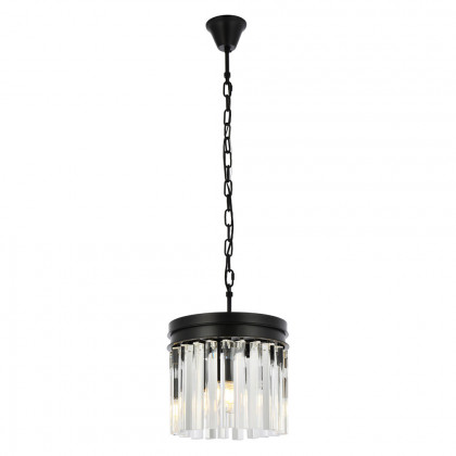Elegant - Crystal Prism 6 Light Round Chandelier
