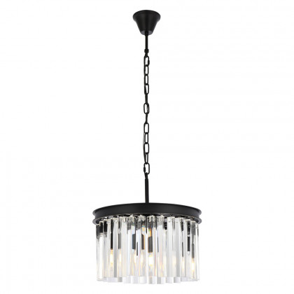 Elegant - Crystal Prism 6 Light Round Chandelier