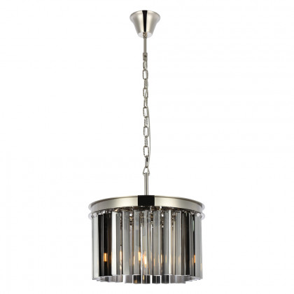 Elegant - Crystal Prism 6 Light Round Chandelier