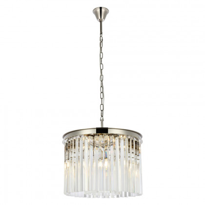 Elegant - Crystal Prism 6 Light Round Chandelier