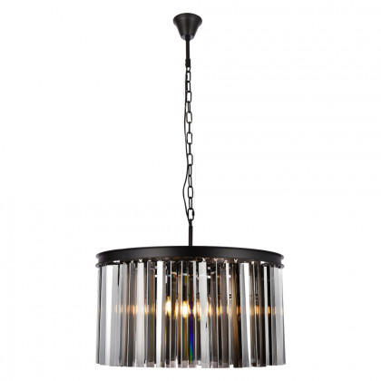 Elegant - Crystal Prism 6 Light Round Chandelier